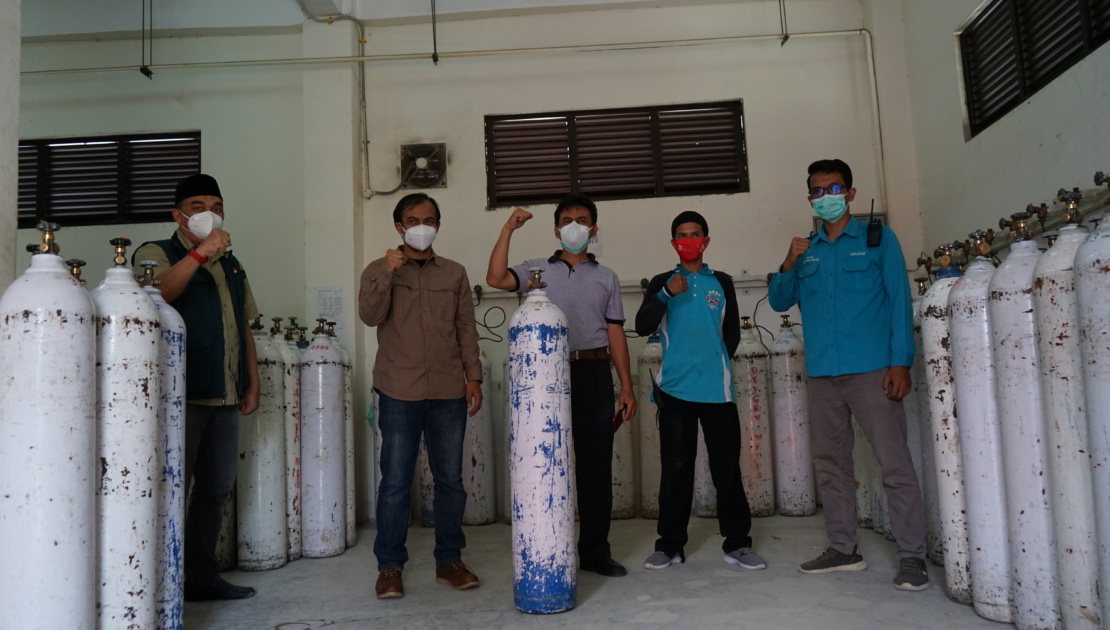 BUMD MUJ & Krakatau Steel Grup Dukung Suplai Oksigen ke Rumah Sakit di Jabar